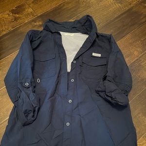 Colombia Navy Blue Long Sleeve Top